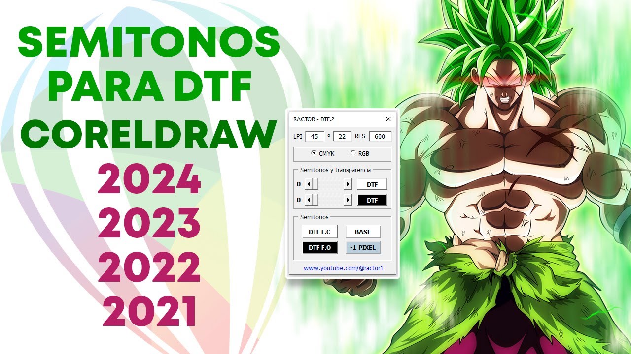🚀🚀 COMO HACER SEMITONOS EN COREL DRAW PARA IMPRIMIR EN DTF | HALFTONE FOR DTF IN CORELDRAW 2024 😎😎