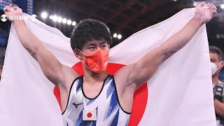 【スライドショー】鉄棒で橋本大輝が金メダル　森末以来9大会ぶり　個人総合と2冠