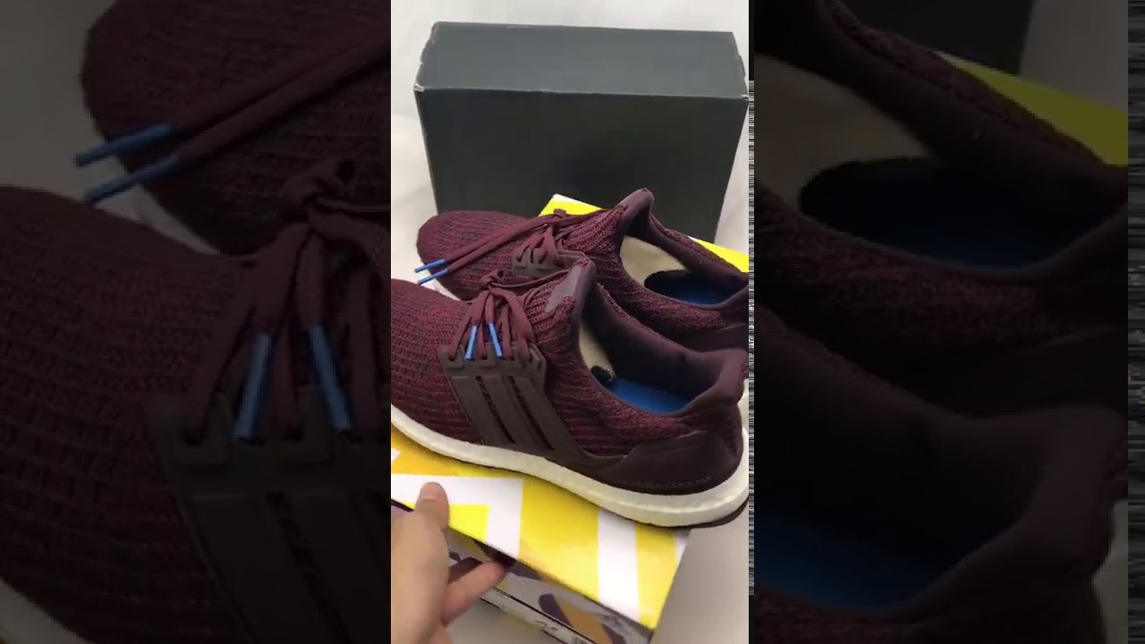 伯爵茶Adidas Ultra Boost 4.0 酒紅-灰配 