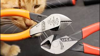 Klein vs Milwaukee: USA 6 Hi Leverage Diag Cutters: Solid or Stranded