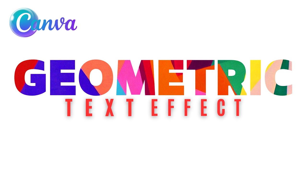 Create Stunning Geometric Text Effects in Canva | Step-by-Step Tutorial ...