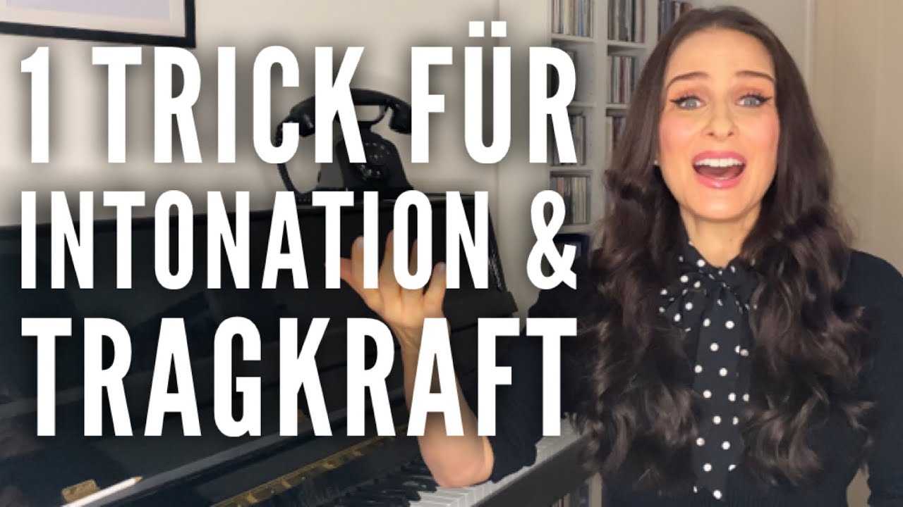 Bessere Intonation, stimmliche Tragkraft und Bühnenpräsenz dank diesem EINEN Trick
