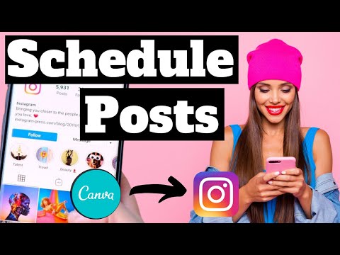  Video and  Tutorial   How To Schedule Posts In Canva in 2021 
