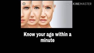 Know your age within a minute..The Best Age calculator App screenshot 5