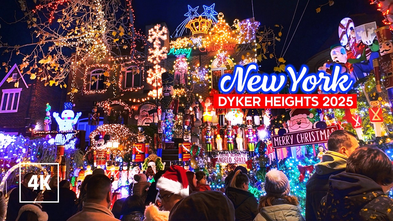 Dyker Heights Christmas Lights in Brooklyn New York Christmas 2025