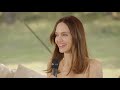 #AngelinaJolie Sainte-Baume, France #Guerlain #UNESCO Press Conference. #WomenforBees Project.