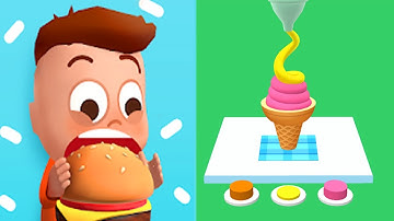 Food Games 3D - Gameplay Walkthrough Part 1 Levels 1-50 All levels Solutions ios/Android