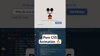Make Mickey Smile CAPTCHA CSS Animation