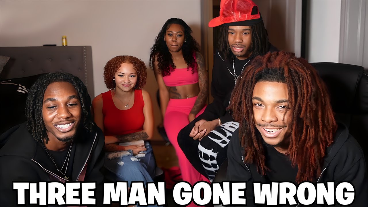 Трое мужчин, но только две девушки...