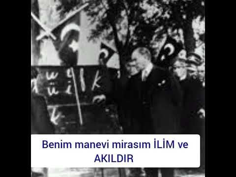 Tümer Diyorki: Önderimiz M.Kemal Atatürk, "Benim manevi mirasım İLİM ve AKILDIR" diyor.