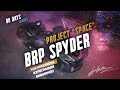Трицикл BRP Spyder проект "Space" / Тактилизация /Уникальный проект