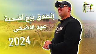 افتتاح رسمي لعملية بيع اكباش عيد الاضحى لموسم 2024 بضيعة اكرى كاملي 🐑