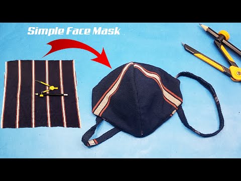 How to make simple face mask at home | DIY Face Mask No Sewing Machine