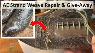 Allen Edmonds Strand Weaves Repair & Give-Away!