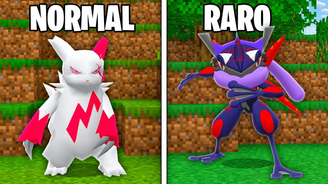 Pokémons RAROS VS NORMAIS No Minecraft Pixelmon! 