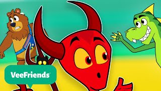 RED DEVIL Challenge 💥 Enter The VeeDome 💥 | VeeFriends | Kids Cartoons