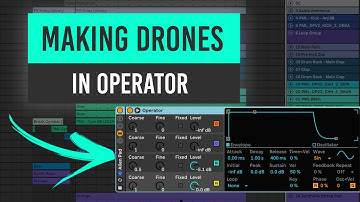 Drone Sound Design in Operator - Alien Sound | Ableton Live Tutorial