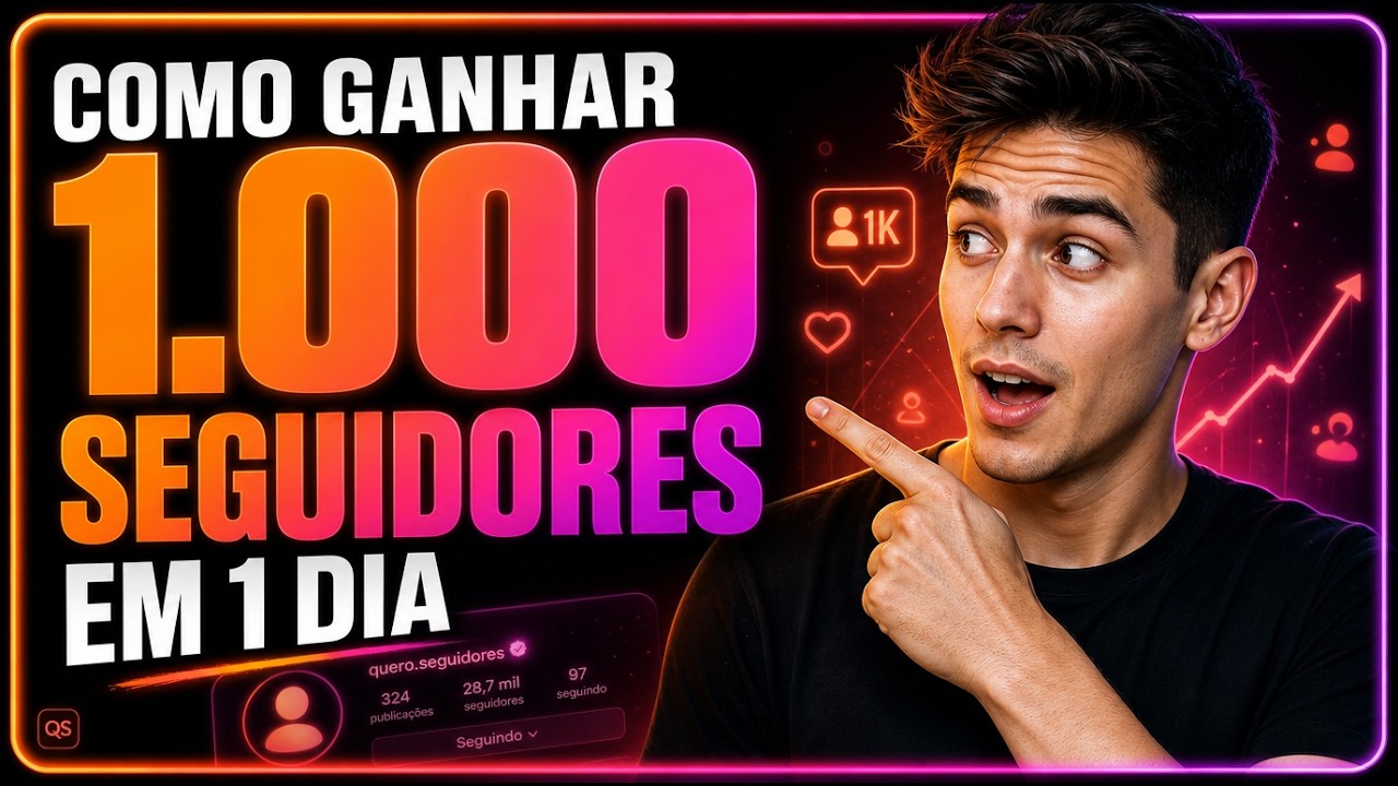 3 Dicas Rápidas para Ganhar Seguidores no Instagram