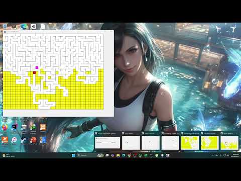 My Java GUI Program  of 15 Maze Generator Algorithms