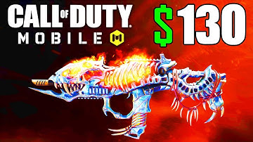 The *NEW* Deadly Game Fossil Fire QXR is CRAZY! This skin costs $130+ CODM legendary review