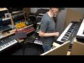 Roland Juno 106, Waldorf Iridium, Korg DDD 1, Korg Multi/Poly, Yamaha DX7