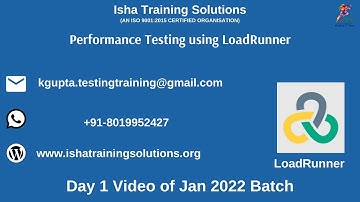 Performance Testing using LoadRunner Day 1. Pls contact or whatsapp us on +91-8019952427 to enroll