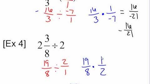 Dividing Rational Numbers