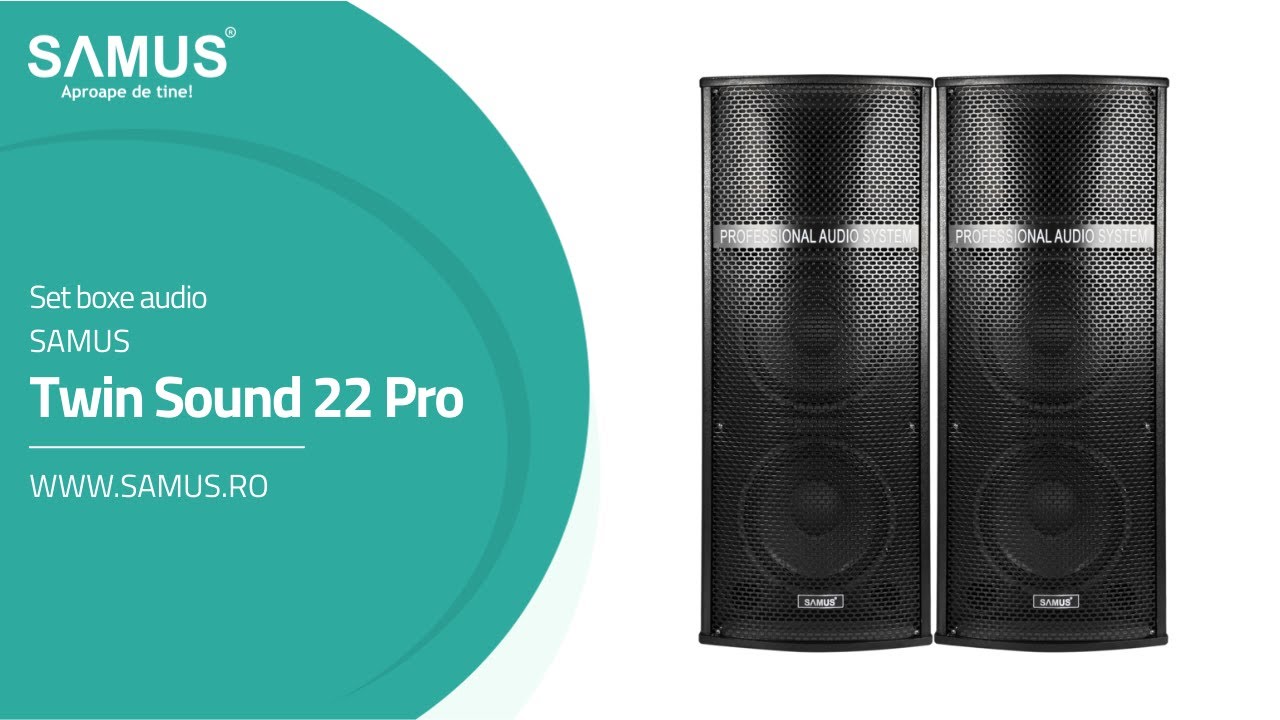 Set boxe audio Samus Twin Sound 22 Pro