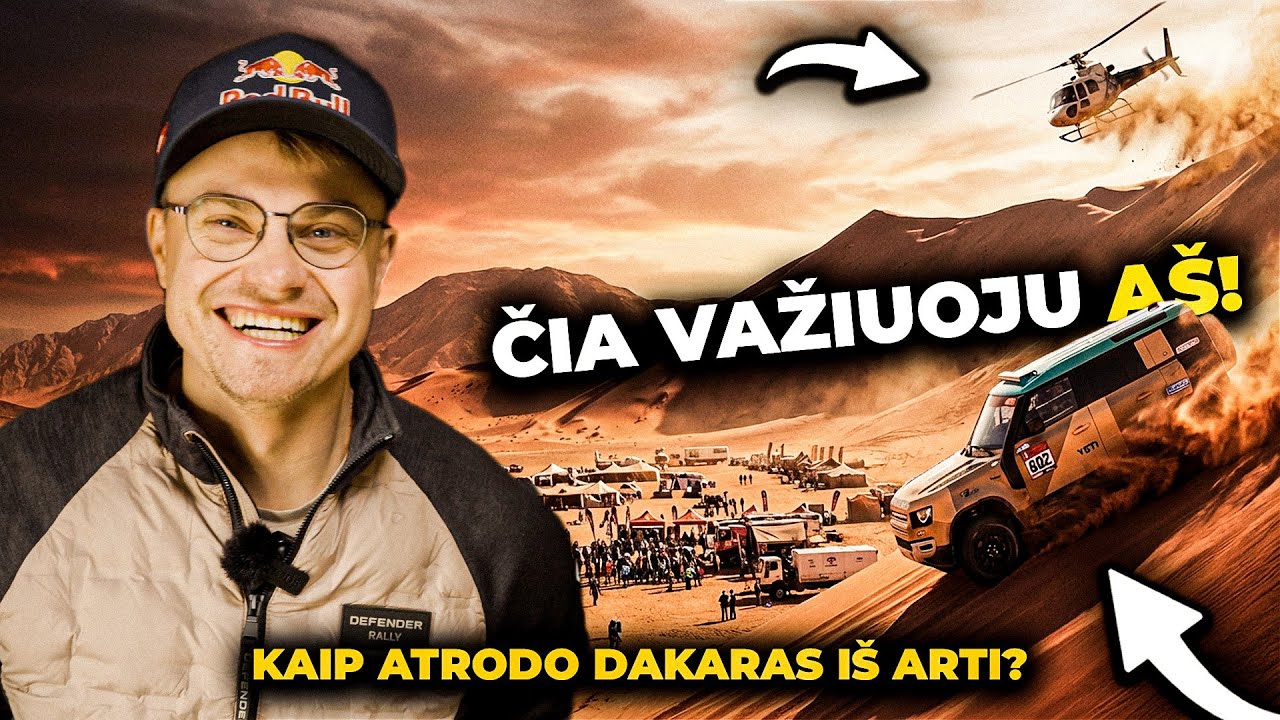 2026 Dakaro ralis iš arti: Rokas Baciuška - Defender Rally Team