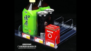 Shelf pusher and shelf divider adjustable pushers racks for retails stores