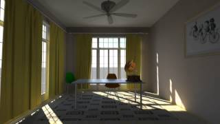 maya, nCloth, camera rig test, lighting test,