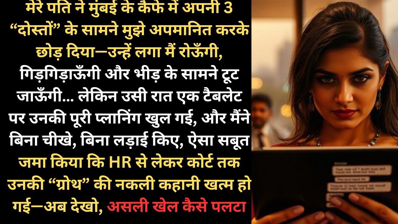 पति ने कैफे में “कमेटी” बुलाकर मुझे छोड़ दिया…