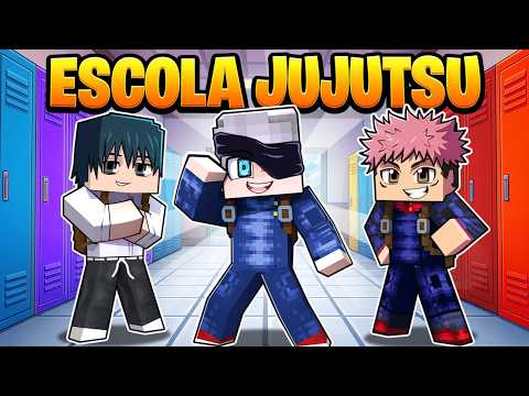 THE GOJO KID at JUJUTSU KAISEN SCHOOL in Minecraft!