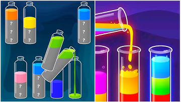 Water Sort Puzzle Gameplay 46, Android Games ios Walkthrough Simulator Think Brain