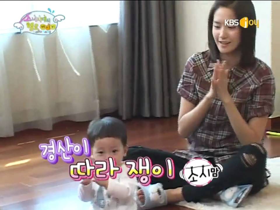 091027 SNSD Kyungsan aegyo Hello Baby.