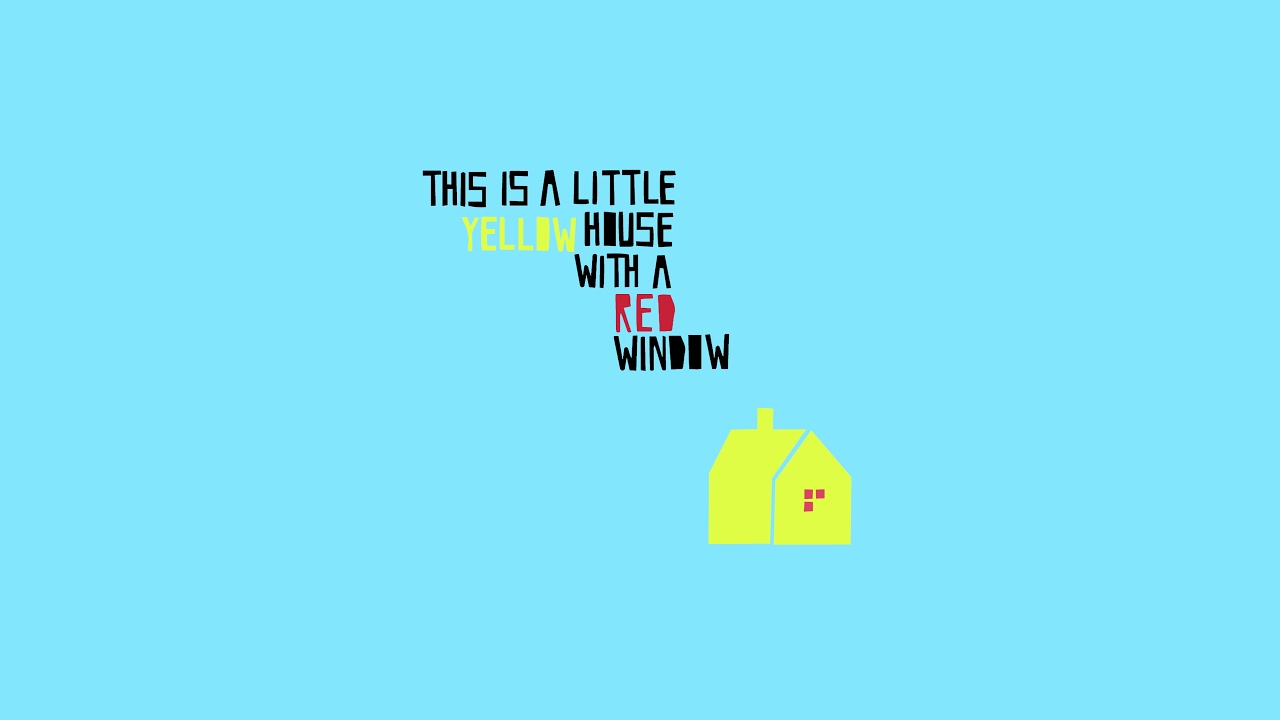 LITTLE YELLOW HOUSE WITH A RED WINDOW | SHORT ANIMATION