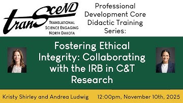 Fostering Ethical Integrity-Collaborating with the IRB in C&T Research