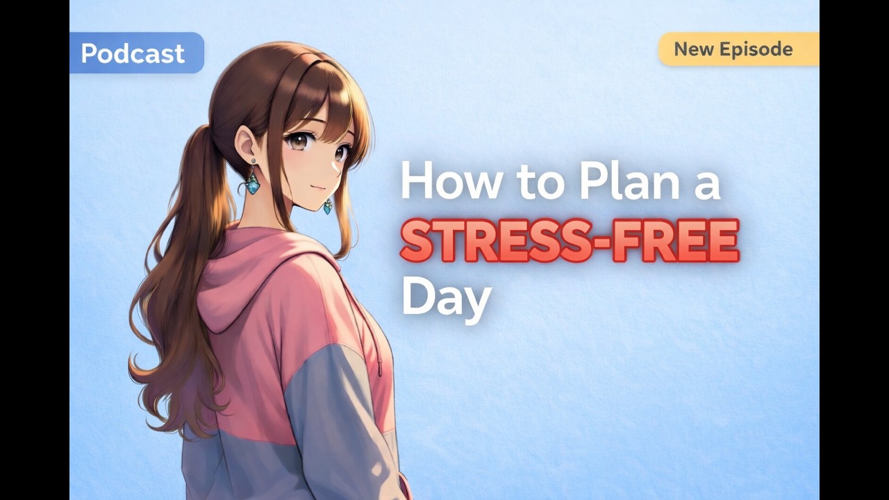 English Learning Podcast | How to Plan a Stress-Free Day