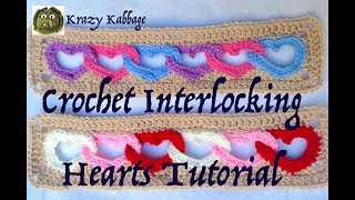 How to Crochet Linked Hearts