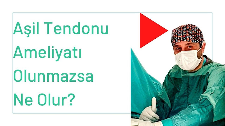 Aşil tendonu ameliyatı olunmazsa ne olur? - Op. Dr. Turan Bilge Kızkapan