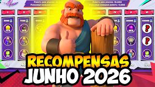 MUDOU! NOVAS RECOMPENSAS DOS JOGOS DE CLÃ DE JUNHO DE 2026 NO CLASH OF CLANS!