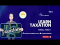 Taxation (Introduction to Taxation)
