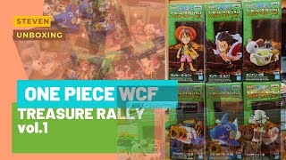 [Unboxing] ONE PIECE - WCF ＿TREASURE RALLY vol.1 ｜Steven Spaco 4K｜開箱 公仔 海賊王 航海王