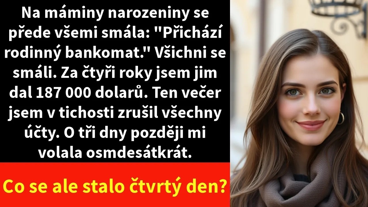 „A pak je tu Nadia." Maminčin hlas se nesl přes stůl v té italské restauraci, kde se slavily její dvaašedesáté narozeniny. Osmnáct lidí se rozesmálo. Byl to ten druh smíchu, který není vtipný, ale...