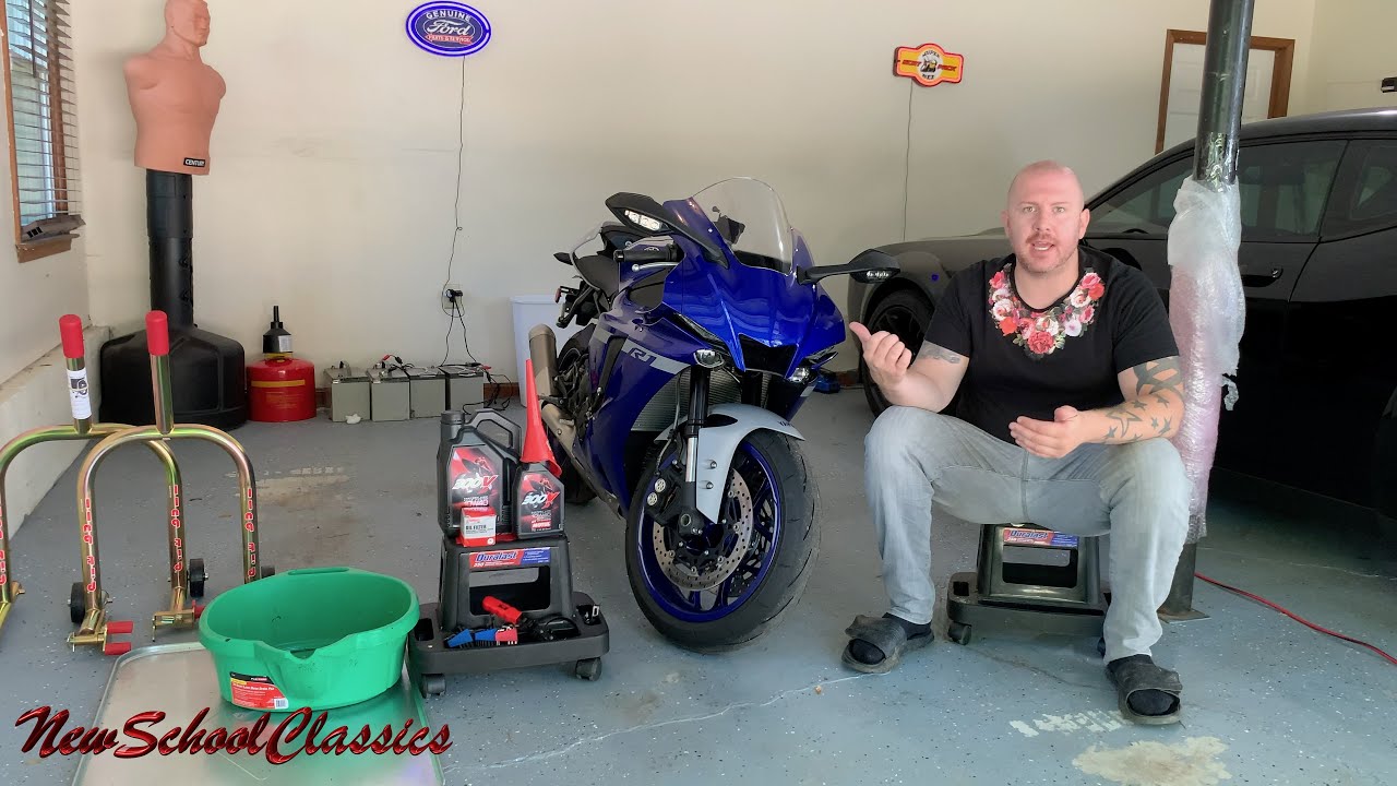 How to Oil Change Yamaha R1 (2020-2021)