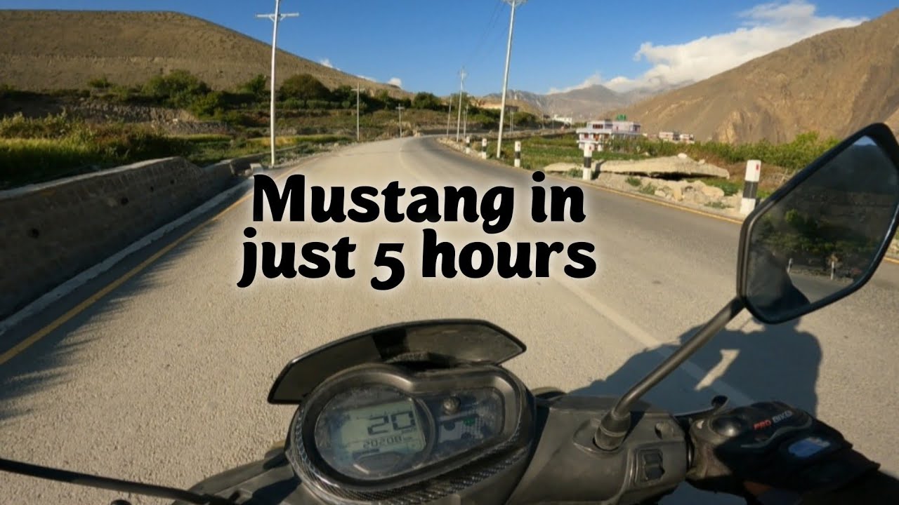 MUSTANG is easy on a Scooter now | DAY 1 |  MOTOVLOG