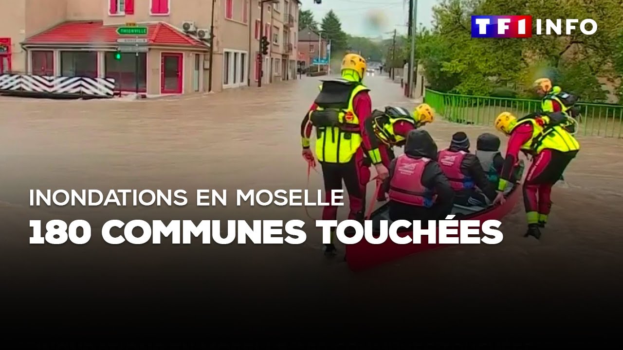 Inondations en Moselle : 180 communes touchées