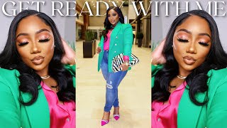Get Ready With Me | Makeup, Hair, Outfit | Tamara Renaye