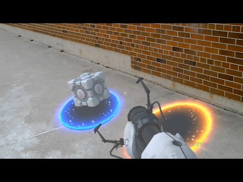 Portal in Augmented Reality with HoloLens