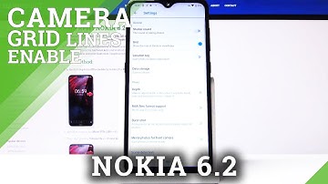 How to Turn On Camera Grid Lines in Nokia 6.2 (2019) - Use Stabilization Frames